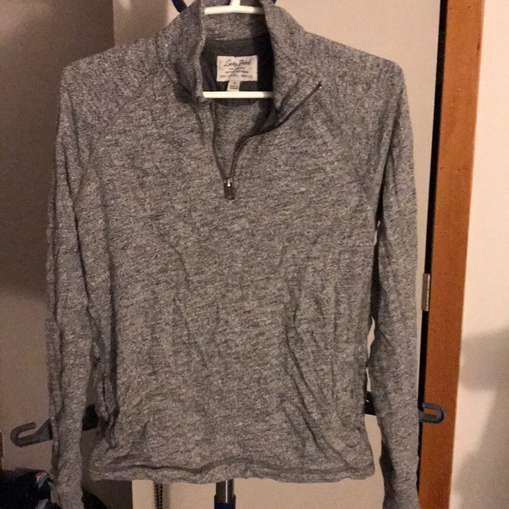 Quarter zip causal sweater
